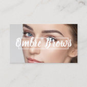 Ombre Brows & Eyelashes Visitenkarte (Vorderseite)
