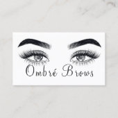 Ombre Brows & eyelashes Visitenkarte (Vorderseite)