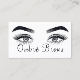 Ombre Brows & eyelashes Visitenkarte