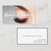 Ombre Brows & Eyelashes Visitenkarte (Vorne/Hinten)