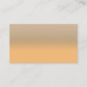 Ombre Business Card Visitenkarte (Rückseite)