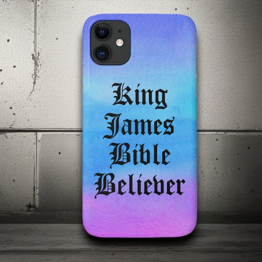 Ombre Christlich Faith King James Bible Glaube Case-Mate iPhone Hülle