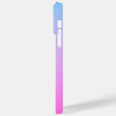 Ombre Colorful Girly Minimal Name Case-Mate iPhone Hülle (Rückseite / Links)