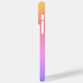 Ombre Colorful Girly Minimal Name Case-Mate iPhone Hülle (Rückseite / Links)