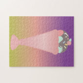 Ombre Colorful Sundae Ice Puzzle (Horizontal)