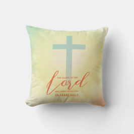 Ombre Cross Scripture doppelseitig Kissen