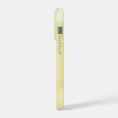 Ombre Cross Scripture Personalized iPhone Hülle (Linke Seite)