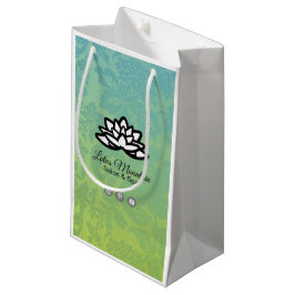 Ombre Damask individualisierbare Einkaufstasche Kleine Geschenktüte