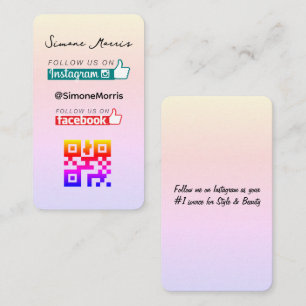 OMBRE Design Business Card Visitenkarte