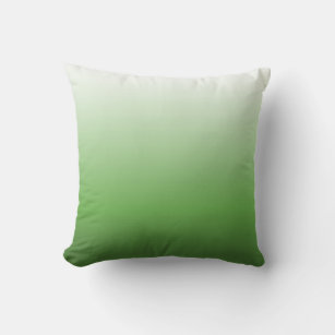 OMBRE Designer Kissen weiß bis grün