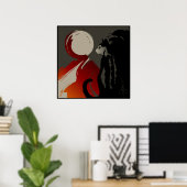 Ombre d'un Chat Poster (Heimbüro)