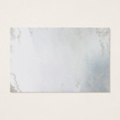 Ombre Dusty Blue Mattiert Gift Registry Insert Car (Rückseite)