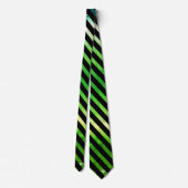 Ombre Emerald Yellow Blue Green Krawatte (Rückseite)