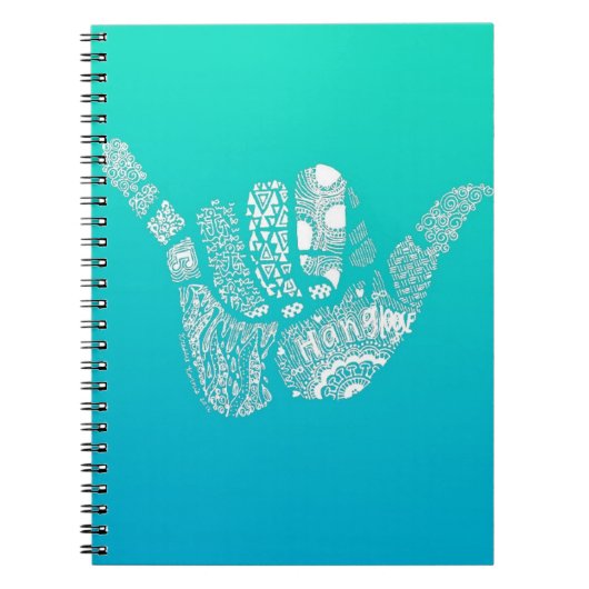 Ombre Fall löst Notizbuch Notizblock (Vorderseite)