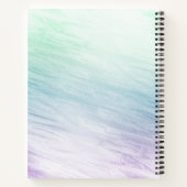 OMBRE-FARBIGE PAINT-SPLASHEN NOTIZBLOCK (Rückseite)
