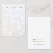 Ombre Floral Earring Juwelier Display Visitenkarte (Vorne/Hinten)