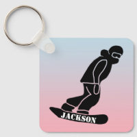 Ombre Freeride Snowboarder Snowboarder Stencil