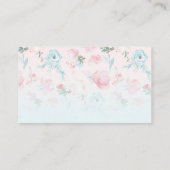 Ombre French Garden Floral Wedding Unterkünfte Begleitkarte (Rückseite)