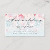 Ombre French Garden Floral Wedding Unterkünfte Begleitkarte (Vorderseite)
