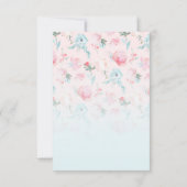 Ombre French Garden Sie sagte Yes Engagement Party Einladung (Rückseite)