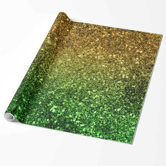 Ombre Glitzer funkelnd Geschenkpapier (Ungerollt)