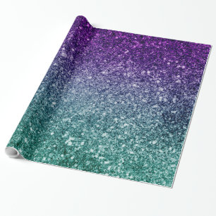 Ombre Glitzer funkelnd Geschenkpapier