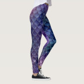 Ombre Glitzer Mermaid Scales Leggings (Rechts)