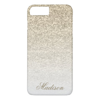 Ombre Gold Glitzer iPhone 7+ Fall Case-Mate iPhone Hülle