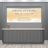 Ombre Gold Watercolor Minimalistisch Business Bann Banner