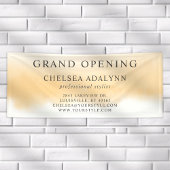 Ombre Gold Watercolor Minimalistisch Business Bann Banner