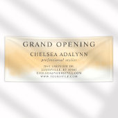 Ombre Gold Watercolor Minimalistisch Business Bann Banner