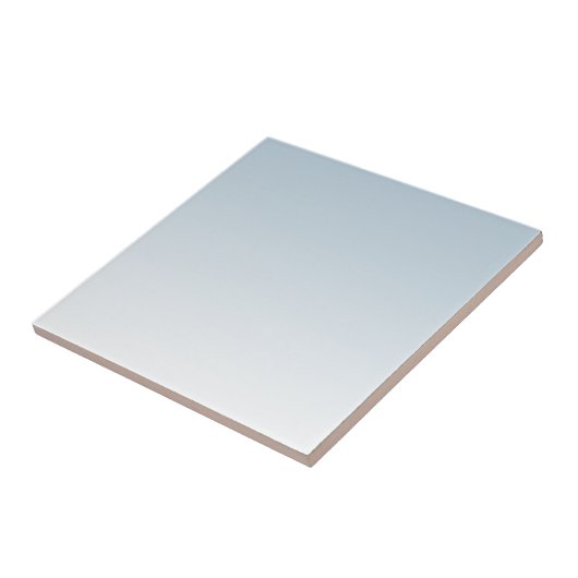 Ombre Gradient Dusty Blue Simple Schlicht Fliese (Seite)