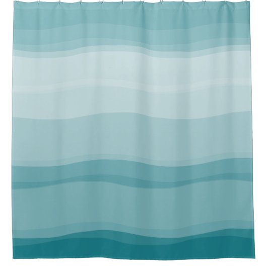 Ombre Gradient Muster Duschvorhang (Vorderseite)