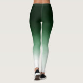 Ombre Green Dip Dye Leggings (Rückseite)
