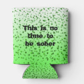 Ombre Green Kleeblatt Clover St Patrick's Day Dosenkühler (Rückseite)