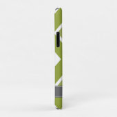 Ombre Green Zig Zag Chevrons Muster Case-Mate iPhone Hülle (Hinten/Rechts)
