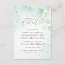 Ombre Greenery Eucalyptus Monogram Wedding Details