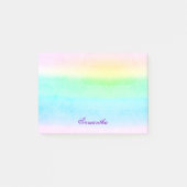 Ombre Grunge Pastel Green Post-It Notes Klebezettel (Vorderseite)