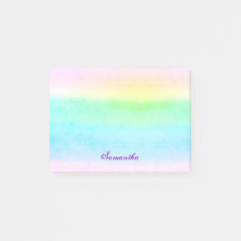 Ombre Grunge Pastel Green Post-It Notes Klebezettel