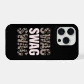 Ombre Holzkohle Swag iPhone Hülle (Rückseite (Horizontal))