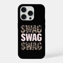 Ombre Holzkohle Swag iPhone 15 Pro Hülle