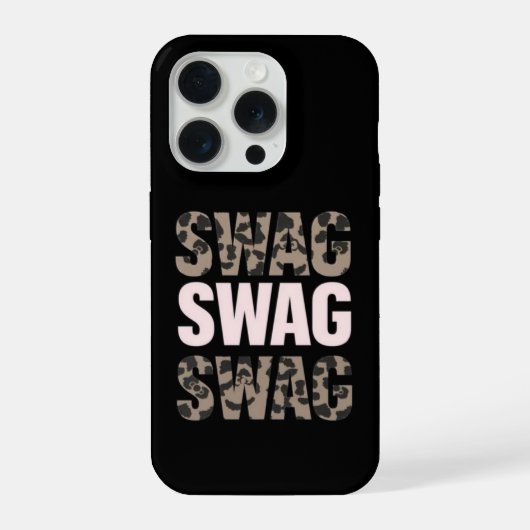 Ombre Holzkohle Swag iPhone Hülle (Rückseite)