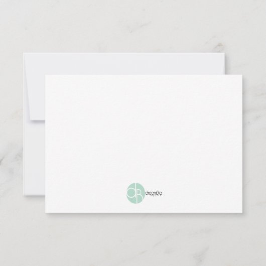 Ombre Ice Cream Two Cherry Topping Karte (Rückseite)