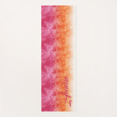 Ombre Ice Soft Pink Orange ID115 Yogamatte (Vorderseite)