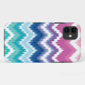 Ombre Ikat Zickzack Case-Mate iPhone Hülle (Rückseite (Horizontal))