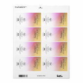Ombre Ink Sunset Coloap Bar Labels (Vorne)