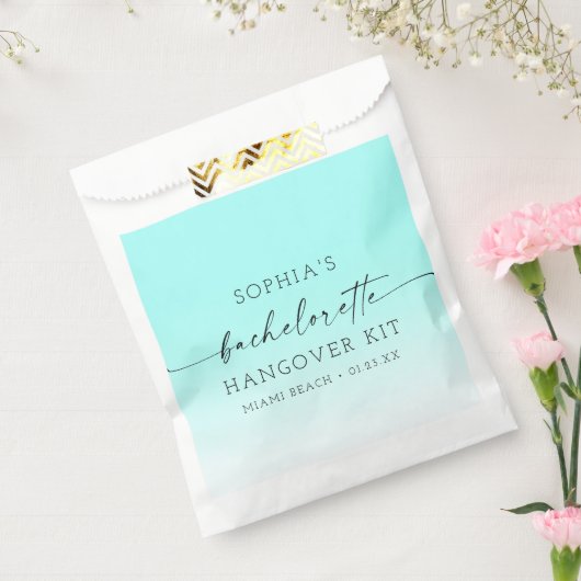 Ombre Junggeselinnen-Abschied Hangover Kit Geschenktütchen (Versiegelt)