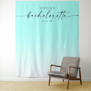 Ombré-Junggesellinnen-Abschiedsparty-Hintergrund F Wandteppich
