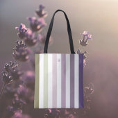 Ombre Lavender Field Strip & Personalisiert Monogr Tasche
