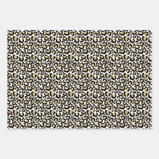 Ombre Leopard Prints Geschenkpapier Set (Vorderseite 2)